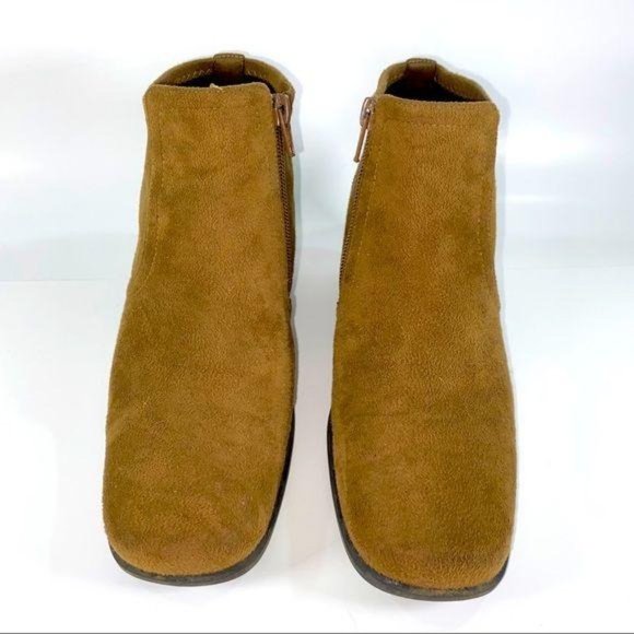 Liz Claiborne Flex Zone Suede Ankle Boots Picco 7M - Picture 2 of 10